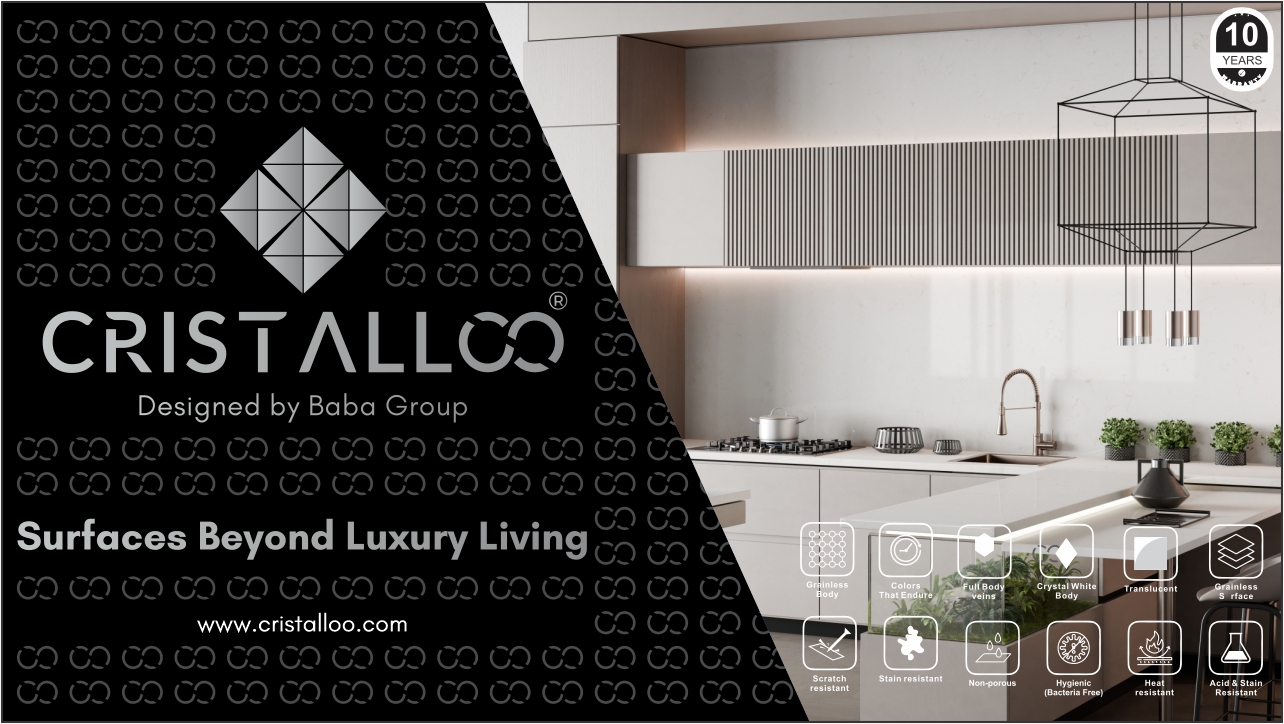 Luxury Quartz surfaces brand Cristalloo